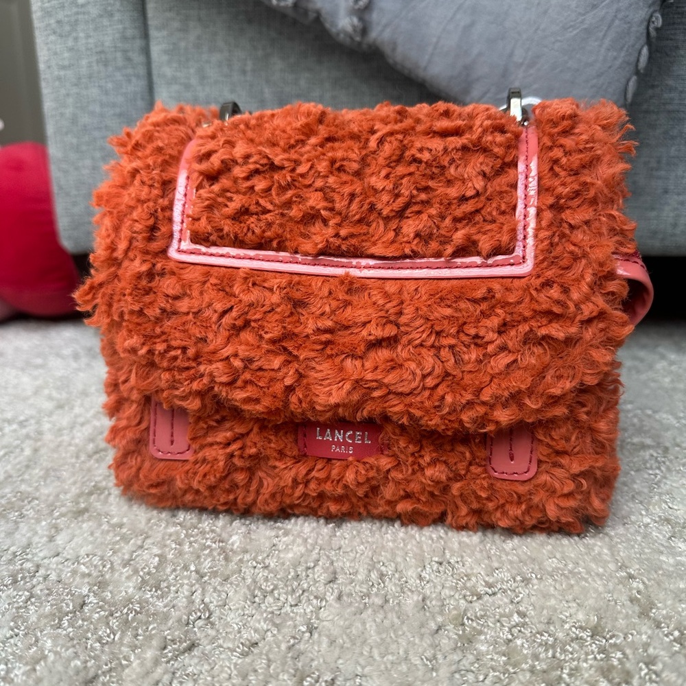 Lancel one of a kind, orange and bag from Paris